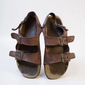 Naot Women’s Leather Sandal Slip On Size 8
